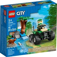 LEGO City Tout-terrain et habitat de la loutre 60394 Ensemble de jeu de construction (90 pièces)