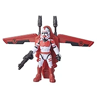 Star Wars Mission Fleet, Shock Trooper Une cité à sécuriser, classe équipement, figurine de 6 cm avec véhicule