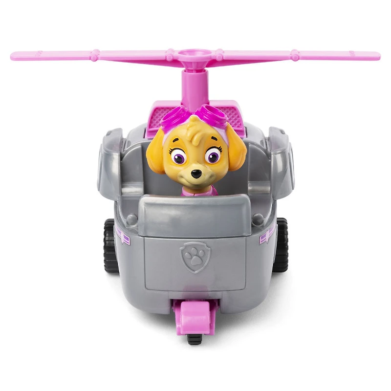 PAW Patrol, Skye Helicopter, Véhicule avec figurine articulée à collectionner, jouets respectueux de la planète