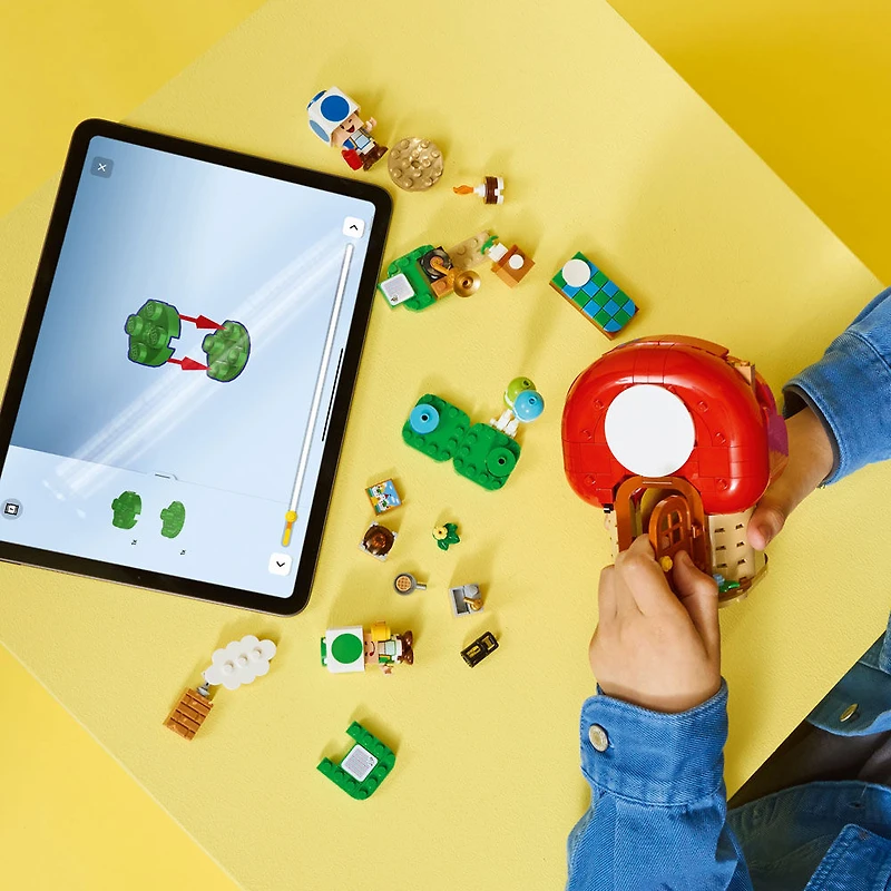 LEGO Super Mario Fête chez les Toads, Jouet pour Garçons, Filles et tous les Amateurs, Petit Cadeau pour Enfants 72041