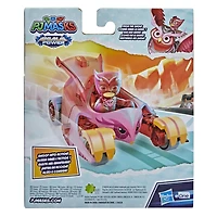 PJ Masks Animal Power Owl Glider Preschool Toy, Owlette Car with Owlette Action Figure - English Edition