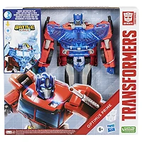 Transformers Battle Call Officer, figurine Optimus Prime à conversion classe Officier de 25 cm, jouets pour enfants, à partir de 6 ans