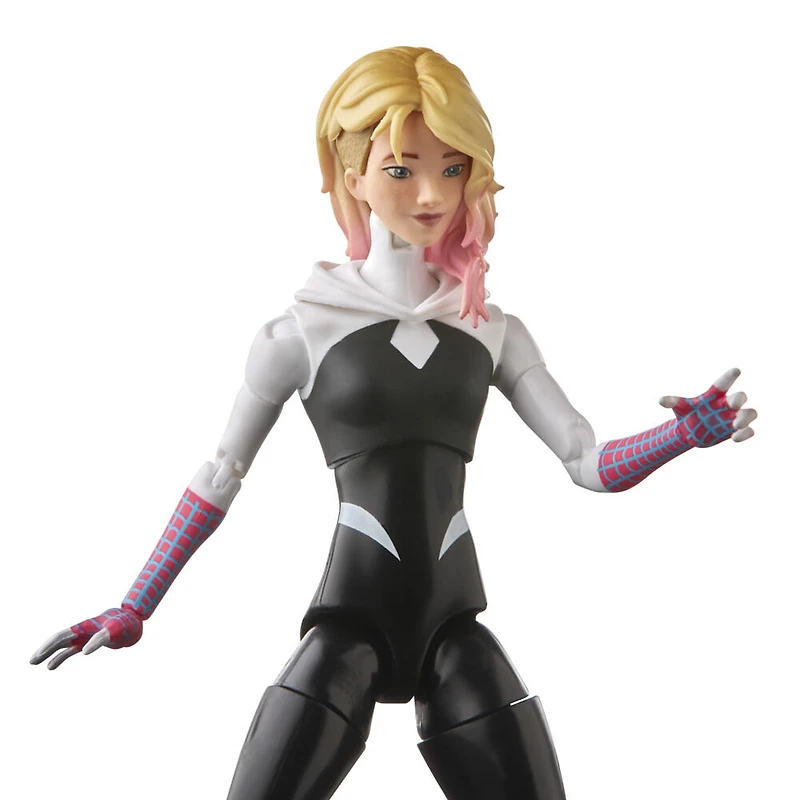 Marvel Legends Series, Spider-Man: Across the Spider-Verse (Partie 1), figurine Spider-Gwen de 15 cm, 4 accessoires
