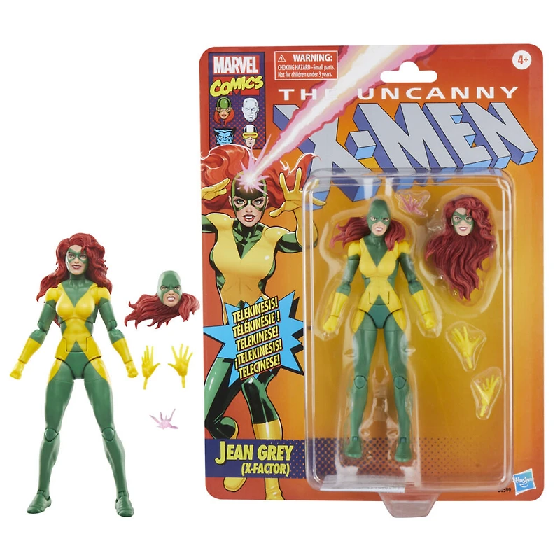 Marvel Legends Series Jean Grey (X-Factor) des bandes dessinées Marvel, figurine articulée de collection de 15 cm