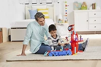 Spidey et ses Amis Extraordinaires, quartier général Arachno-mobile 2 en 1, jouet préscolaire avec sons et lumières