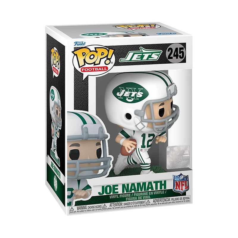 Funko Pop! NFL: New York Jets - Joe Namath (White Jersey) Figurine En Vinyle