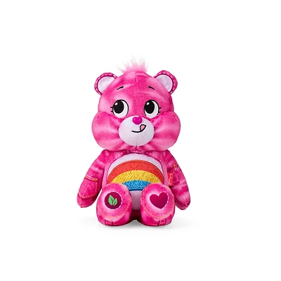 Care Bears Peluche en jean taille amusante (respectueux de l'environnement) - Cheer Bear - Notre exclusivité