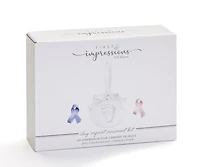 Clay Imprint Ornament Kit With Ribbon