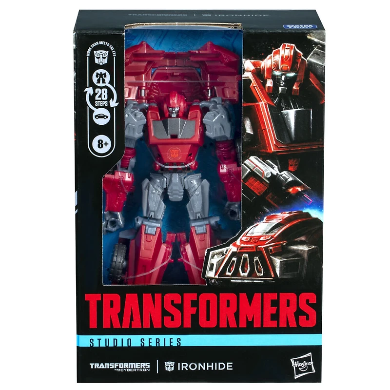 Transformers Generations Studio Series, figurine Gamer Edition Ironhide classe Voyageur, Transformers: War for Cybertron