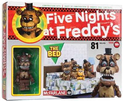 Five Nights at Freddy's small set The Bed with Nightmare Freddy figurine