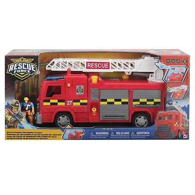 Ensemble de jeu Rescue Force - Camion de pompiers avec canon à eau
