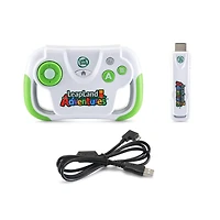 LeapFrog L'aventure LeapLand- Edition anglaise, Jeu vidéo d'apprentissage pour téléviseur, contrôleur sans fil avec clé de jeu HDMI brancher