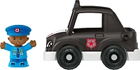 Fisher-Price Little People Véhicule et fig. Voiture de police