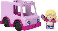 Fisher-Price Little People Barbie Camion de crème glacée, figurine