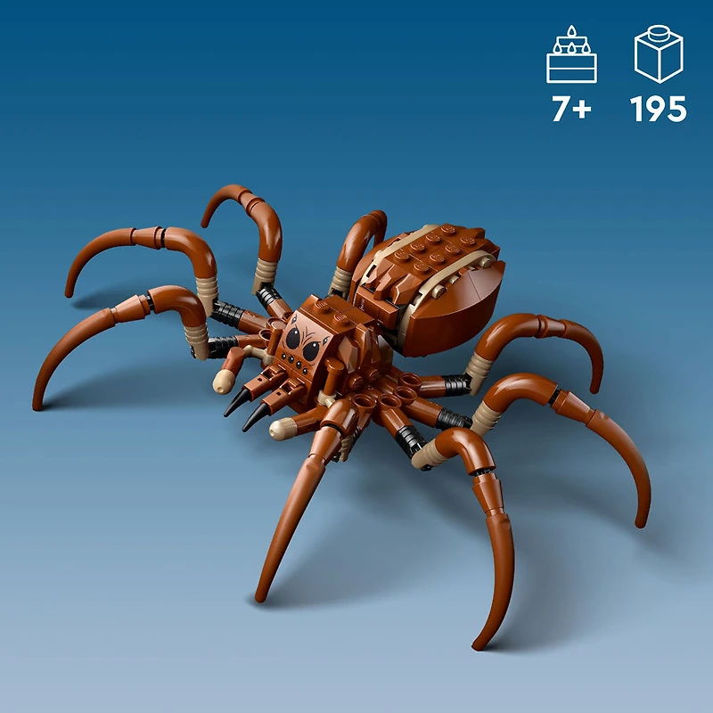 LEGO Harry Potter Aragog in the Forbidden Forest Spider Toy Playset, 2 Minifigures 76434