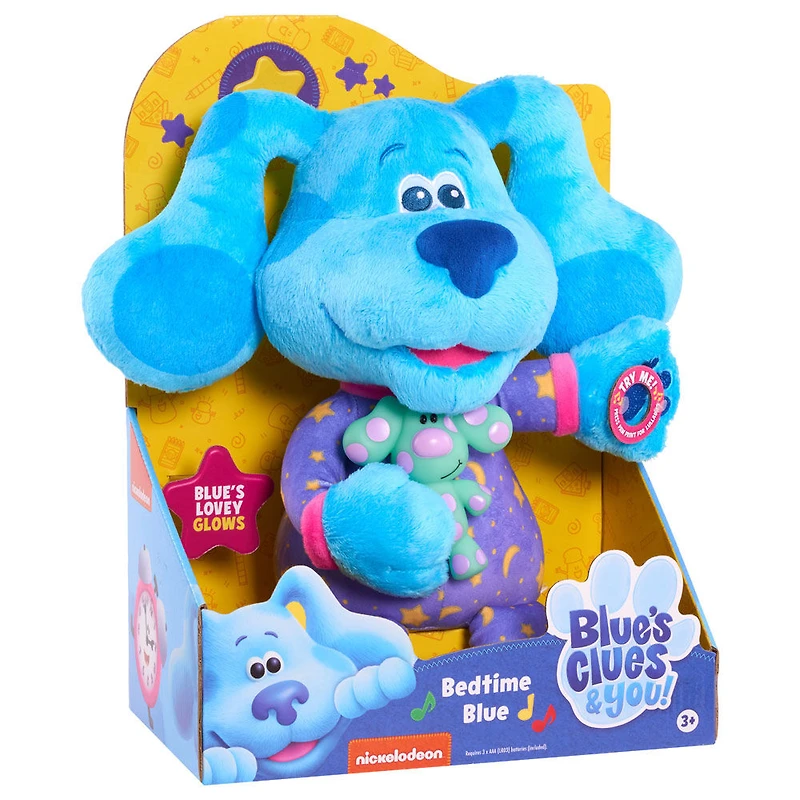 Blue's Clues & You! Bedtime Blue (peluche de 33 cm (13 pouces) - Édition anglaise - Notre exclusivité
