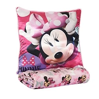 Ensemble de jeté et coussin 2 pièces Disney Minnie Mouse