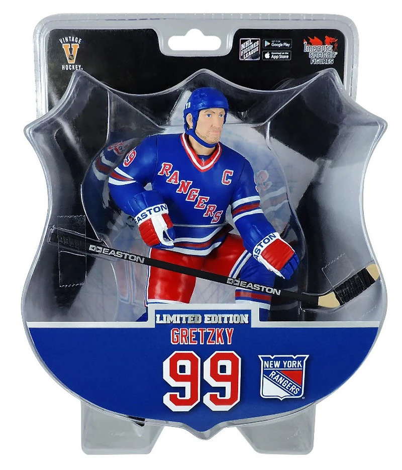 Wayne Gretzky Rangers New York LNH Légende Figurine 6'.