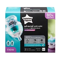 Tommee Tippee Advanced Anti-Colic 2-Pack Bottle, 5 oz.