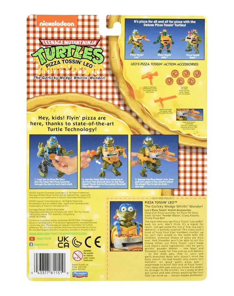 TMNT Classic Pizza Tossin' Leo