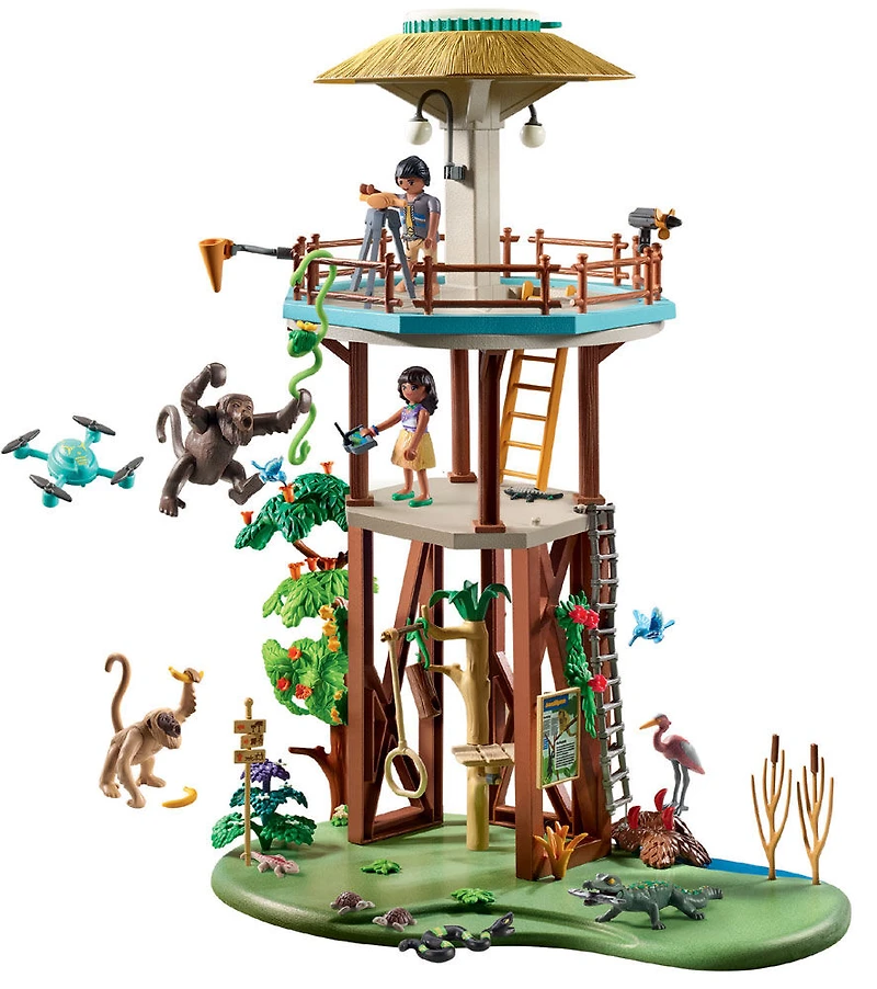 Playmobil - Wiltopia - Maison familiale dans l'arbre
