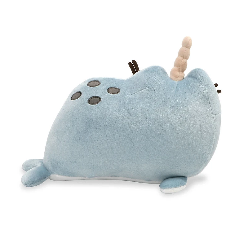 GUND, Peluche Pusheen Animaux Narval, bleue, 33 cm