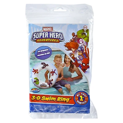  SwimWays 3-D Swim Ring - Super Hero Adventures 