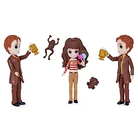 Wizarding World Harry Potter, Magical Minis Hogsmeade Students Gift Set with 10 Figures