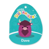 Peluche Squishmallows 7.5" - Dave le bison violet