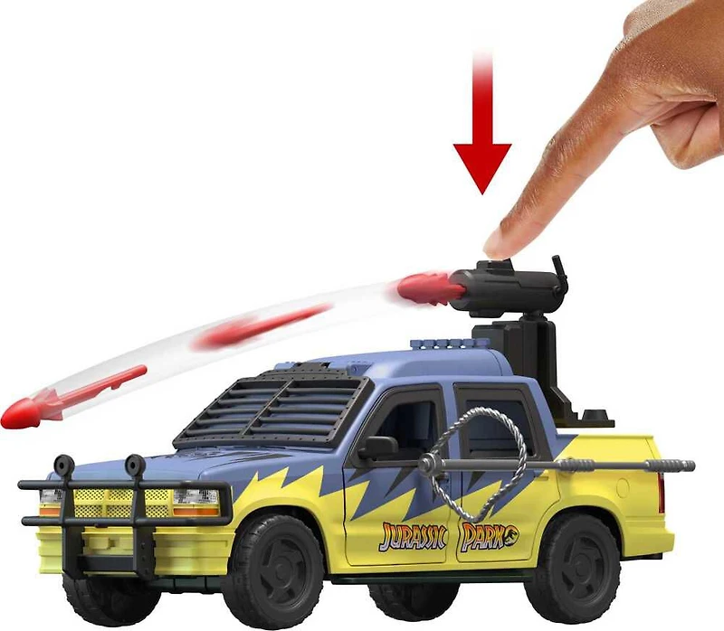 Jurassic Park - Véhicule Traque et Exploration, dinosaure, 2 access.