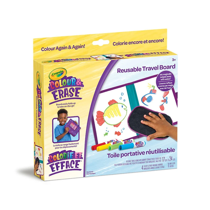 Crayola Colour & Erase Reusable Travel Board