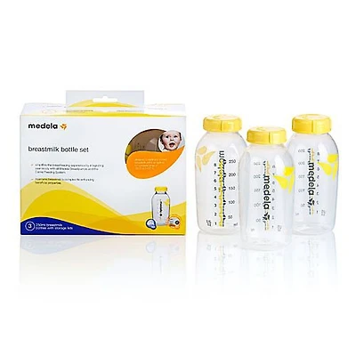 Bouteilles pour lait maternel de Medela (emballage de 3) 250ml.