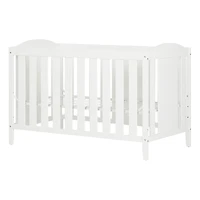 Angel 3 in 1 Convertible Crib Pure White