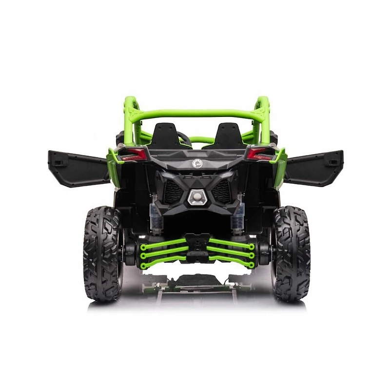 KIDSVIP Can-Am Maverick 2X24V Buggy UTV 4X4 pour enfants et tout-petits avec RC