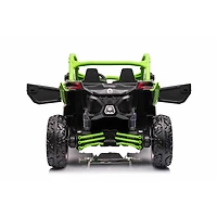 KIDSVIP Can-Am Maverick 2X24V Buggy UTV 4X4 pour enfants et tout-petits avec RC
