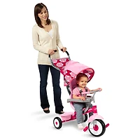 Radio Flyer - Tricycle de luxe 4-en-1 “Promenade 'N Trike” - Rose - Notre exclusivité