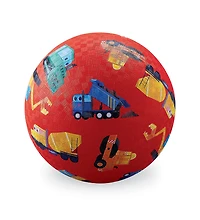 7 po Petite boule de terrain de jeu de constructeur rouge