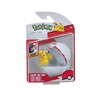 Pokémon Clip 'N' Go - Pikachu no 2 et Honor ball (Premier Ball)