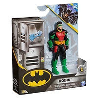 DC Comics, Figurine articulée Robin avec 2 accessoires mystère, 10 cm