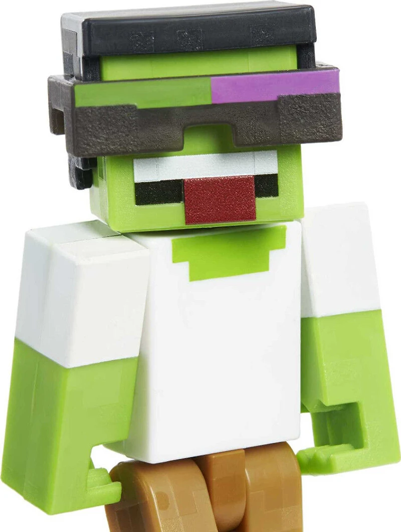 Minecraft- Série Créateur- Figurine- Lunettes pour Faire la Fête