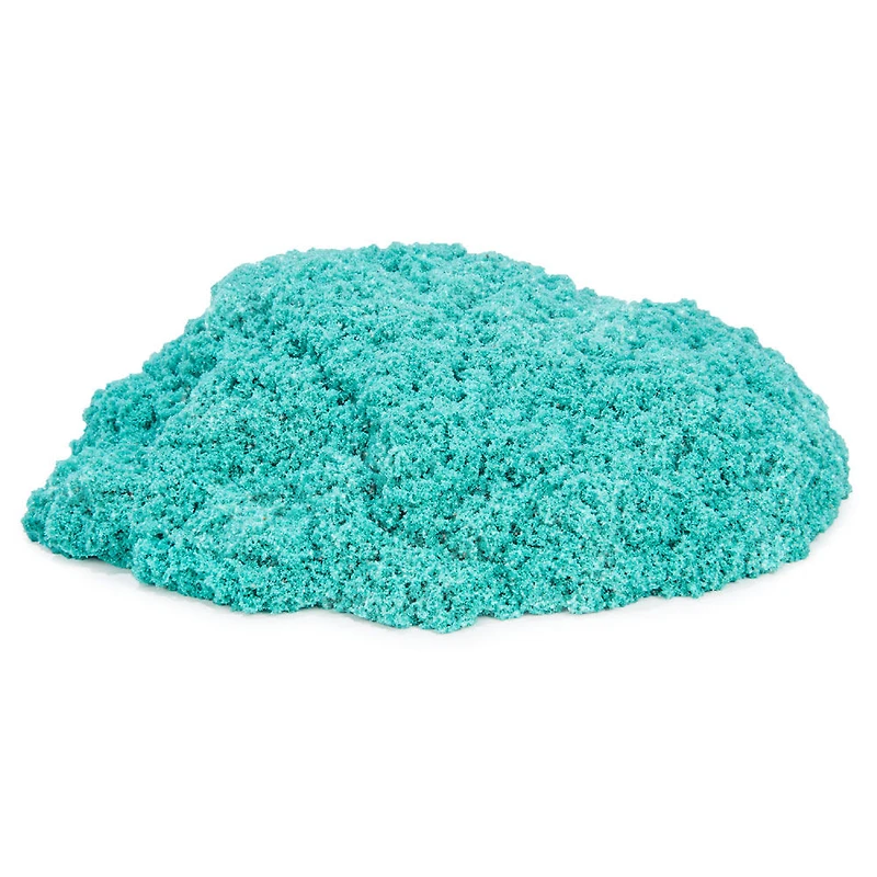 Kinetic Sand, Twinkly Teal 2lb Bag of All-Natural Shimmering Sand for Squishing, Mixing and Molding