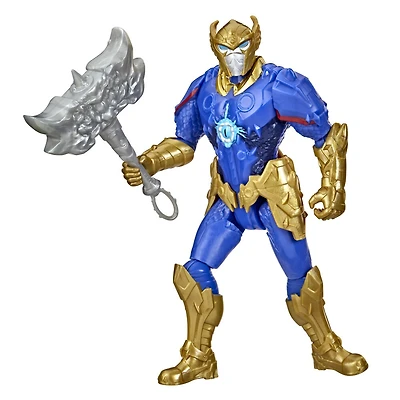 Marvel Avengers Mech Strike Monster Hunters Thor Toy, 6-Inch-Scale Action Figure with Accessory