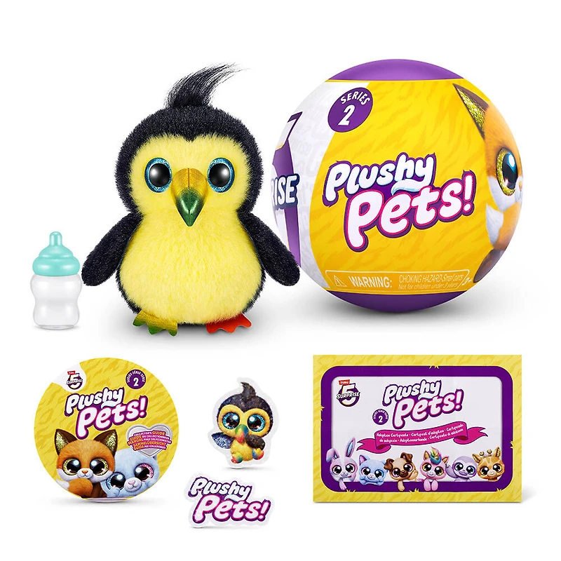 5 Surprise Plushy Pets Série 2