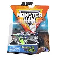 Monster Jam, Monster truck authentique Stinger Unleashed en métal moulé à l'échelle 1:64, série Arena Favorites