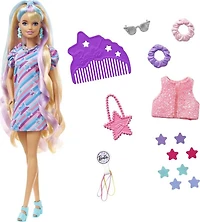 Barbie -Ultra Chevelure - Poupée à thème d'étoiles, cheveux 21,59cm