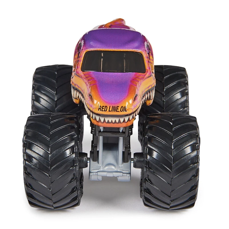 Monster Jam, Monster truck Velociraptor officiel, véhicule en métal moulé, échelle 1:64