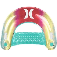 Hurley - Chaise de piscine gonflable flottante, motif rouge