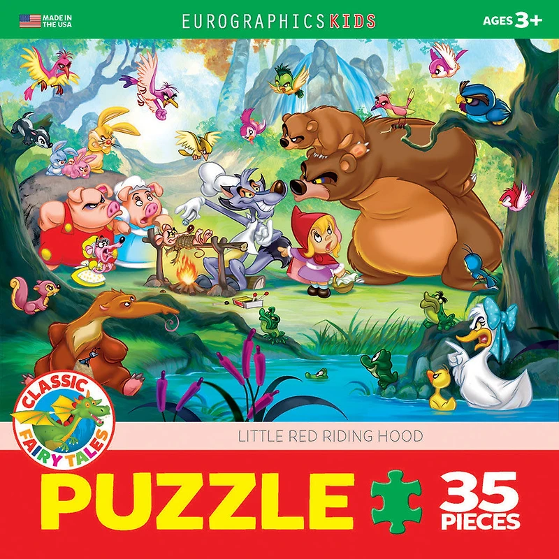Eurographics Casse-tête 35 pièces Le petit chaperon rouge