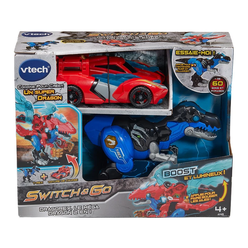 VTech Switch & Go Boost Thunder the T-Rex - French Edition