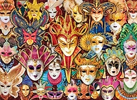 Eurographics Venice Carnival Masks 1000 Piece Puzzle